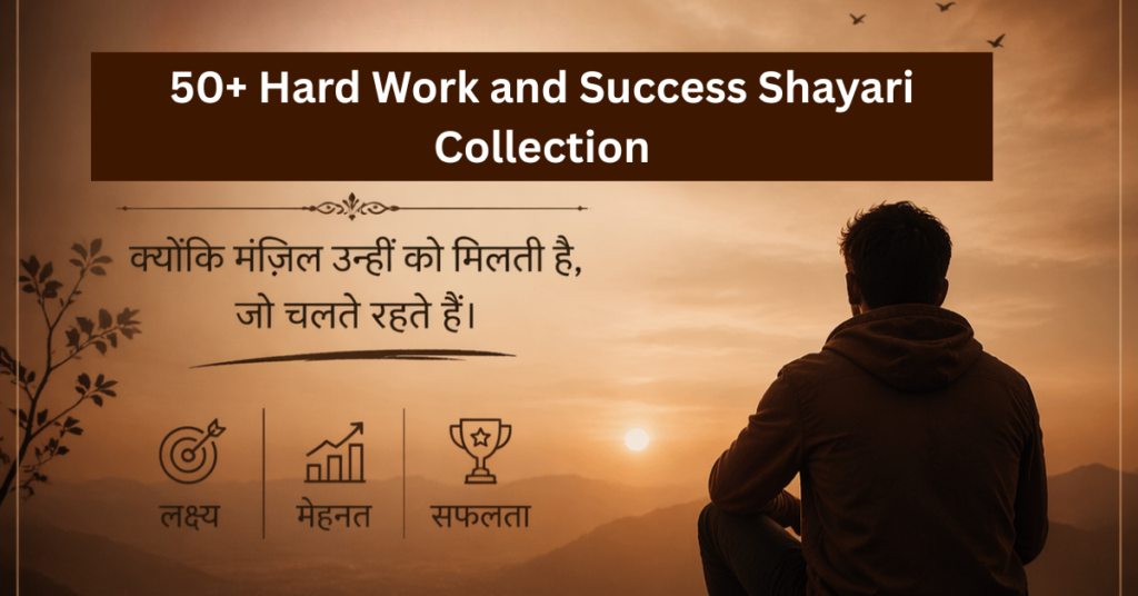 50+ Hard Work and Success Shayari Collection