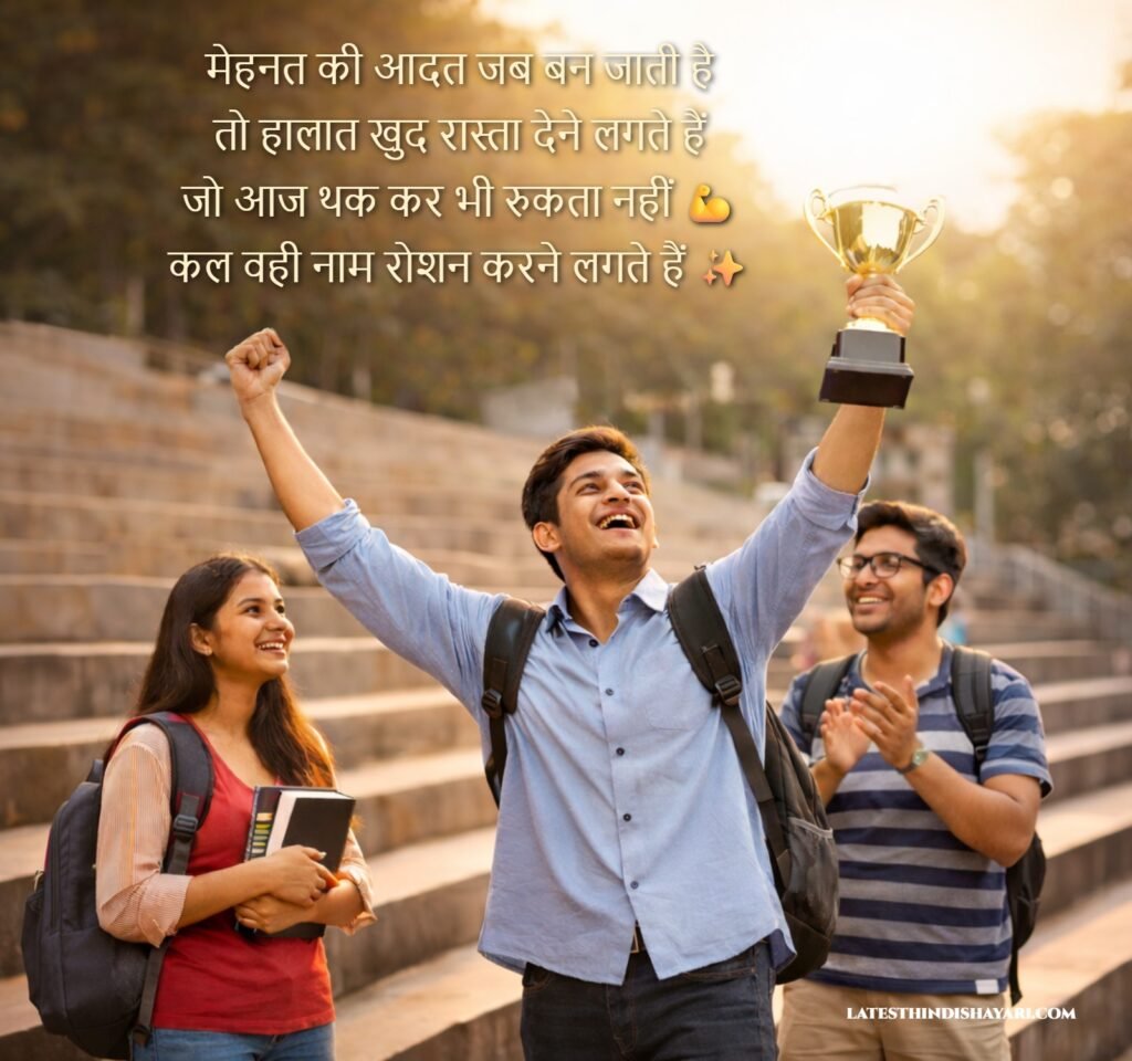 Best 25+ Motivational Shayari in Hindi For Students